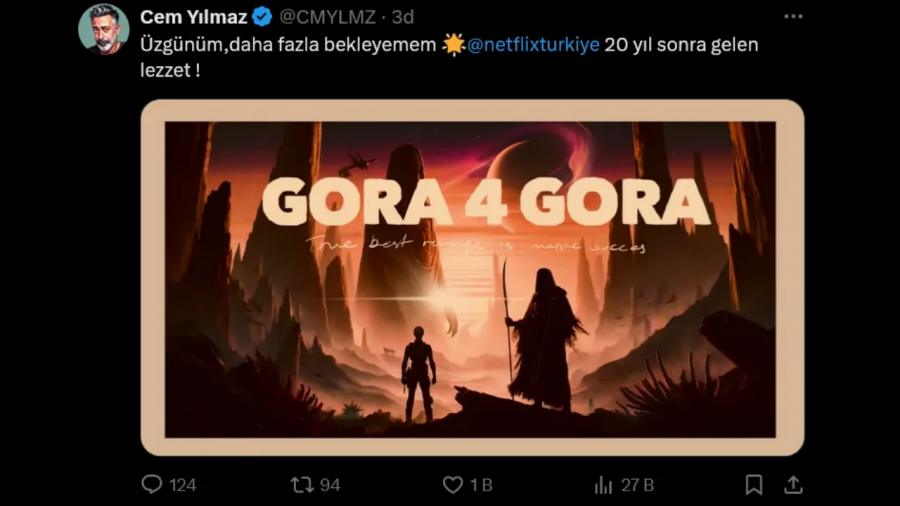 Cem Yılmaz’ın Paylaşımı Merak Uyandırdı! Yeni Gora Devam Filmi Mi Geliyor?