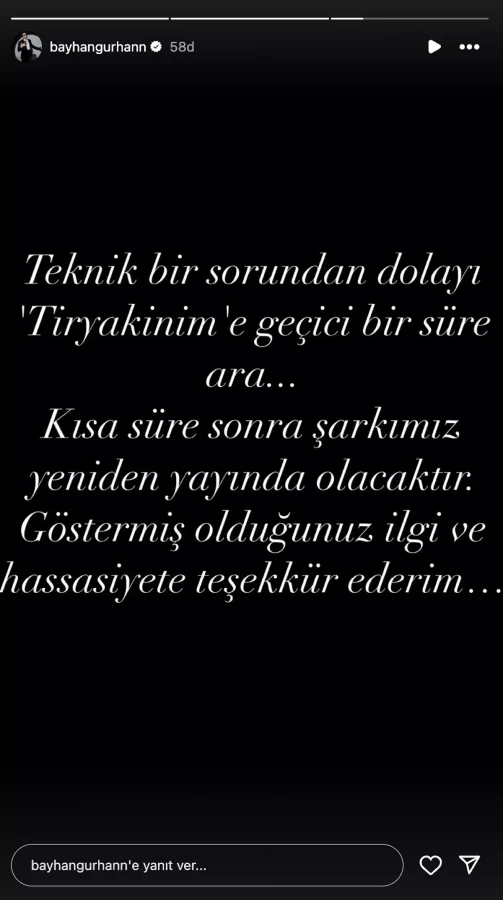 Globalde Viral Listesinde Birinci Sırada Yer Alan Bayhan’ın Tiryakinim şarkısı Spotify’dan Kaldırıldı