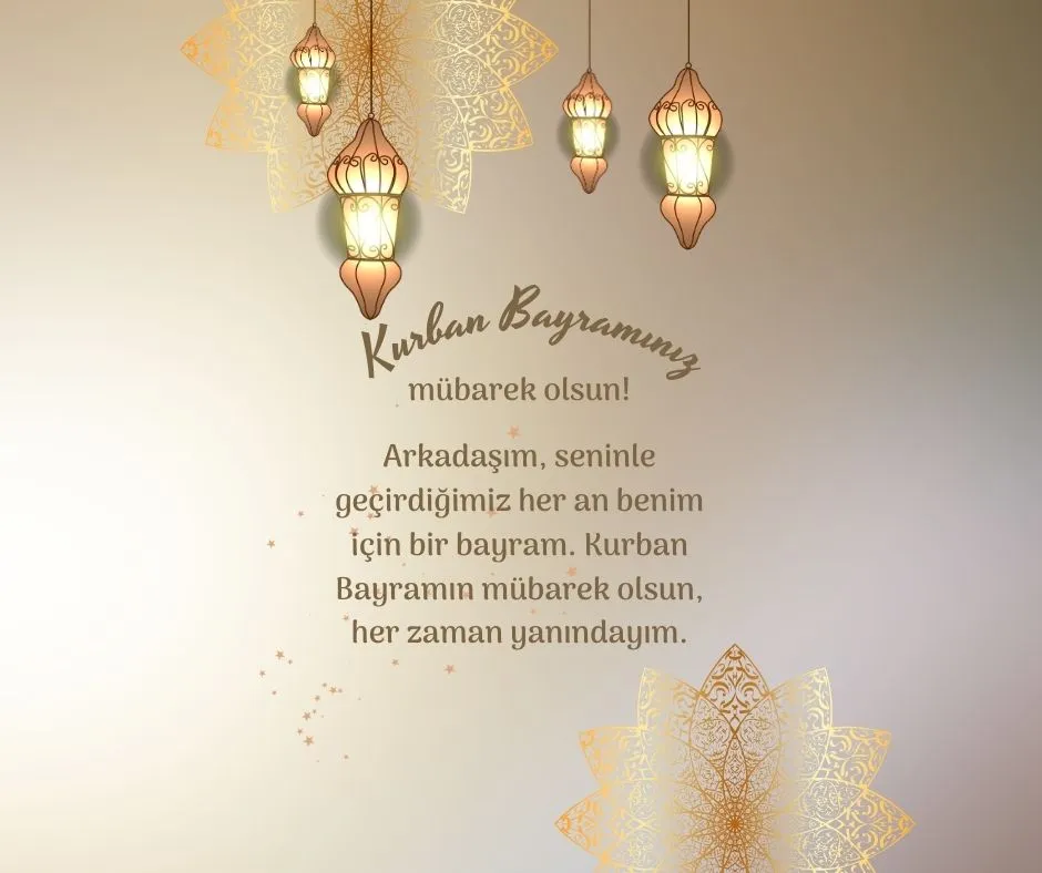 Arkadaşa Kurban Bayramı mesajı ve mesajları
