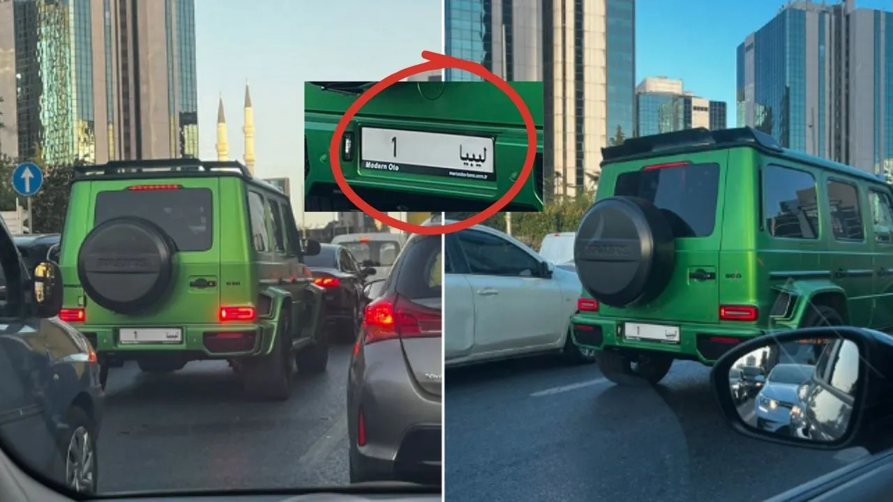 İstanbul’da Görülen 1 Plakalı Yeşil Mercedes Brabüs’ün Plaka Değeri Dudak Uçuklattı! Hangi ülkeden geldi?