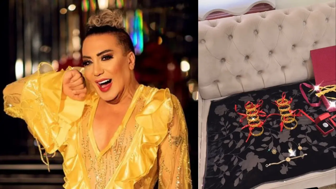 Murat Övüç oğlu Burakcan Övüç’ün nişanında geline 2 kg altın taktı: ‘’Parayı çok seviyorum’’ dedi