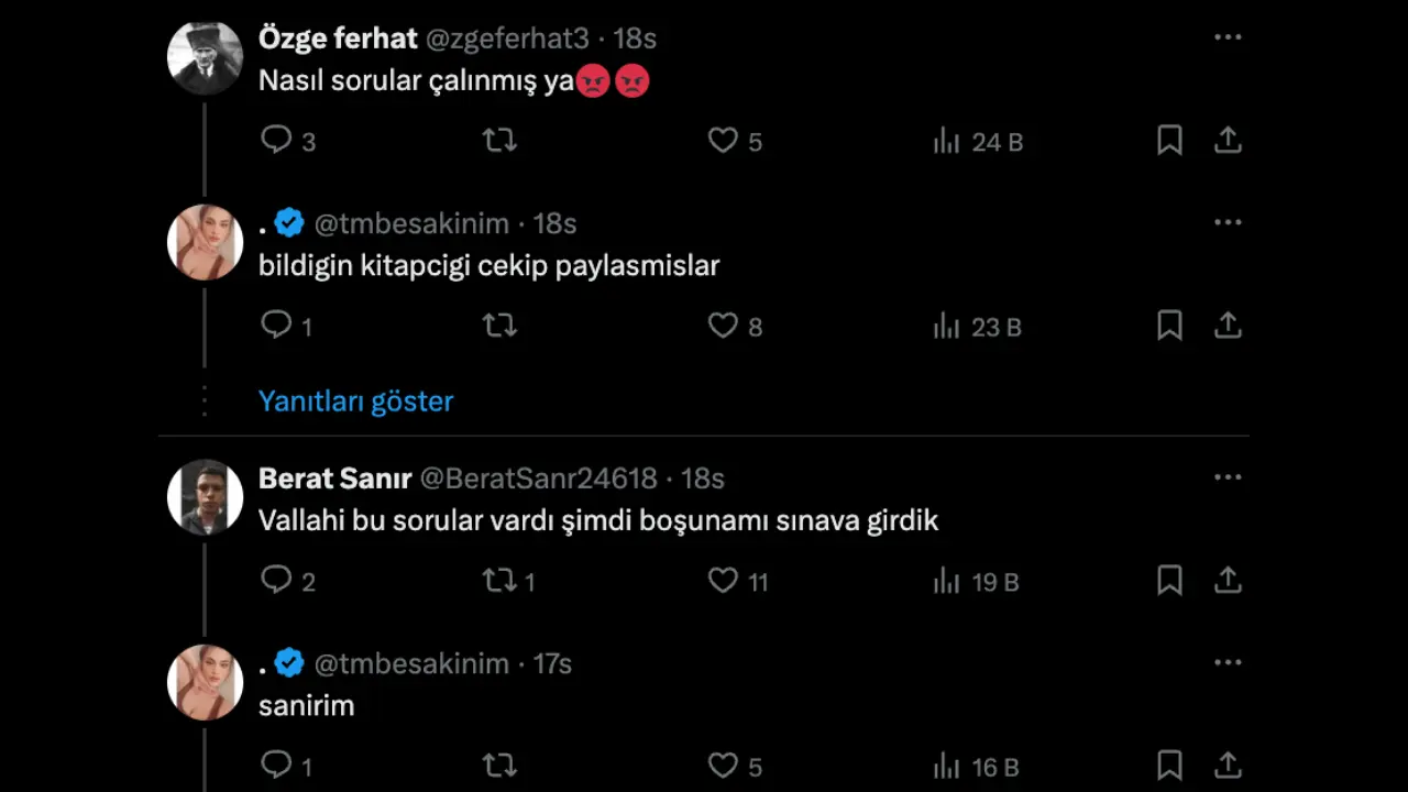 Yks Soruları çalındı mı? ÖSYM SORULARI ÇALINDI MI?