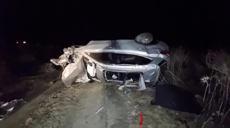 Burdur'da şarampole devrilen araç 2 gence mezar oldu! 1