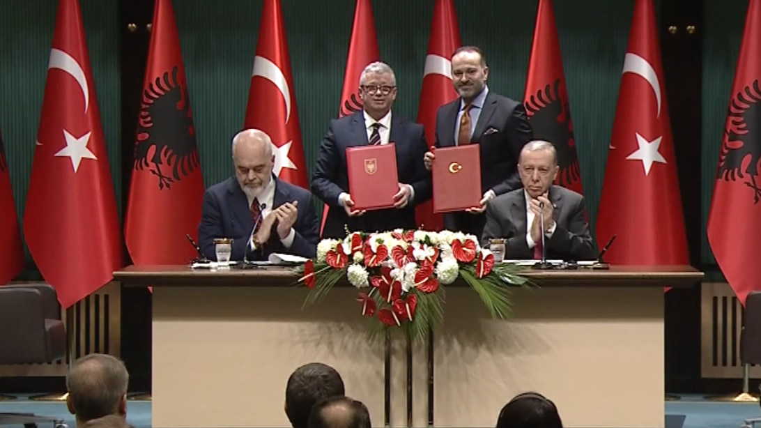 Türkiye-Arnavutluk 6 anlaşmaya imza attı! Erdoğan: "Ticarette hedef 2 milyar dolar" 2