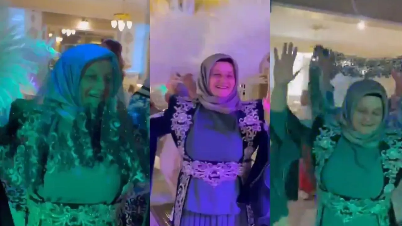 Emekli Olan Bir Kadın Kendine Düğün Salonunda ’emeklilik Kınası’ düzenledi