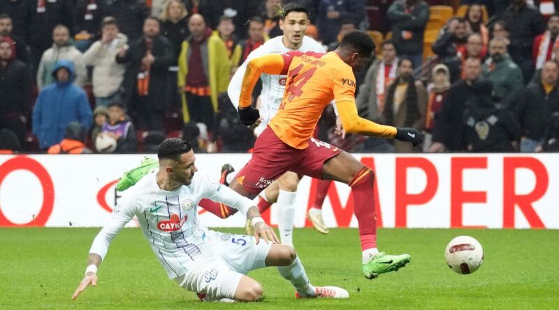 Galatasaray Rizespor maçı 6-2’lik Galatasaray üstünlüğü ile bitti 1