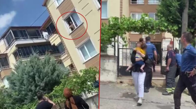 Kocaeli'de korku dolu anlar! Eşi evi terk etti diye 2 bebeğini bıçakla rehin aldı 1