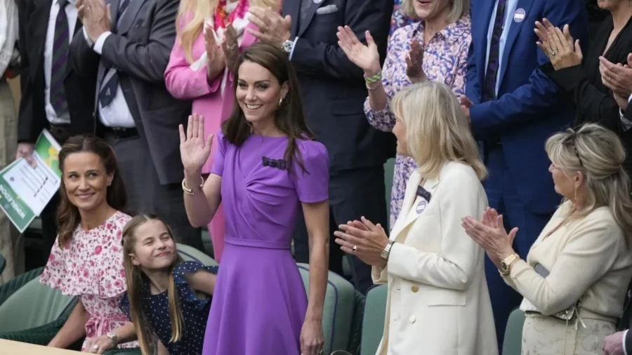 kate middleton wimbledon 2024 katıldı mı