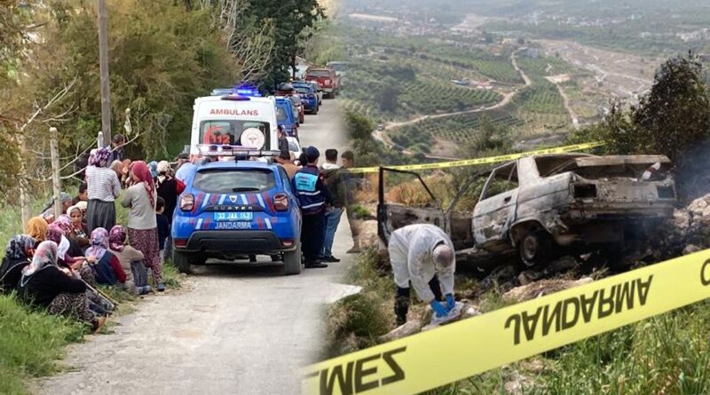 Mersin'de 2'si evde, biri araçta olmak üzere 3 kişi yanarak ölmüş halde bulundu 1