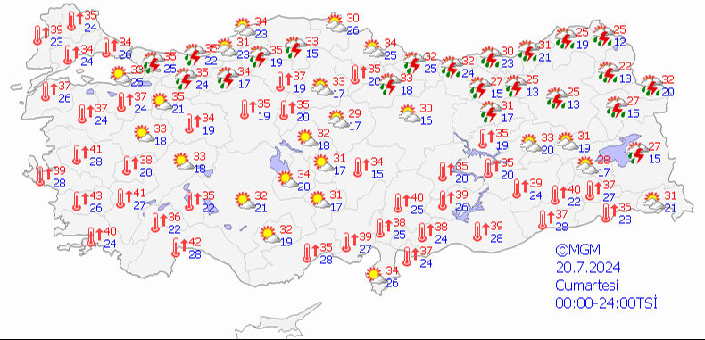 Meteoroloji'den hafta sonu uyarısı! 10 kent için 'sarı kod' verildi - 1. Resim