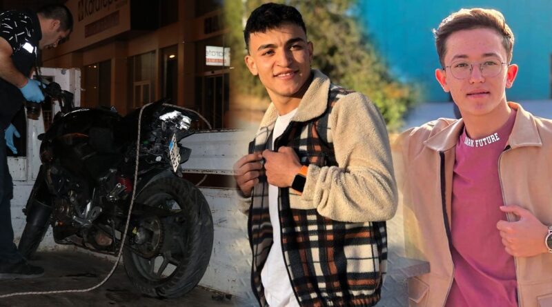 Otomobile çarpan motosiklette bulunan 2 genç hayatını kaybetti 1