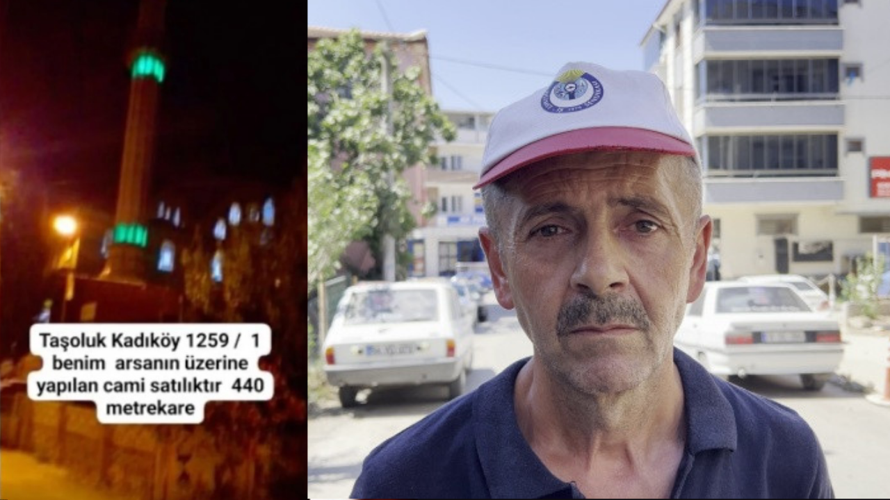 Sakarya’da arazisindeki camiiyi satışa çıkaran Cengiz Alkan 7 milyon liralık ilan verdi