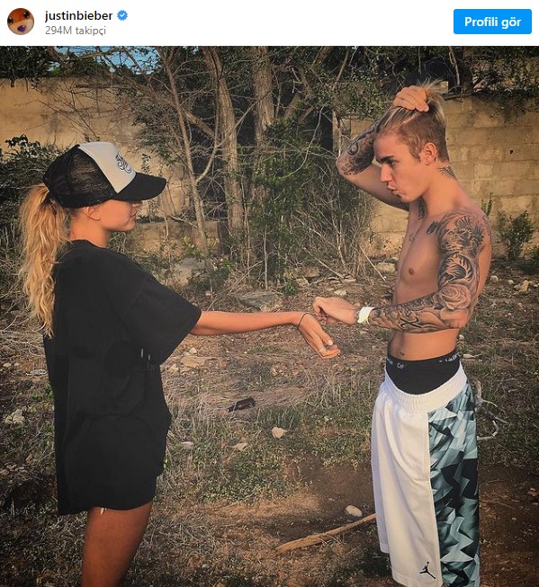 justin hailey evlilik düğün gelinliği tırnak