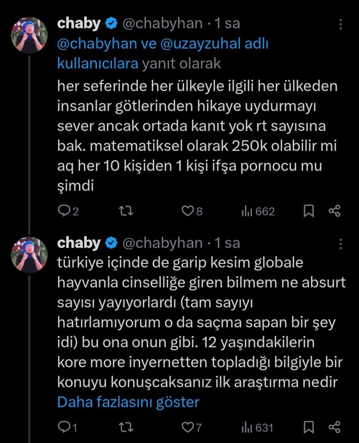 güney kore chaby tweet