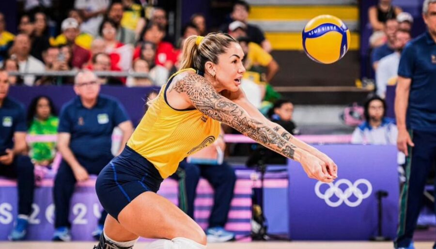 Brezilya Kadın Voleybol Takımı 6 numara Thaísa Menezes