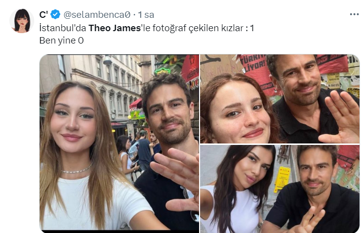 Theo James neden İstanbul'da