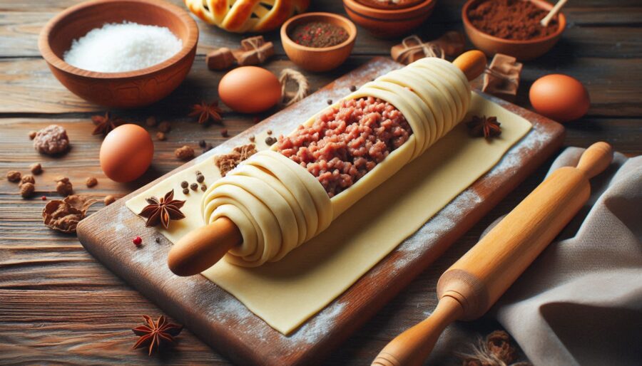 MasterChef kıymalı kol böreği yapılışı