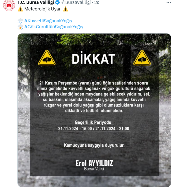 Bursa'da lodos nedeniyle okullar tatil mi