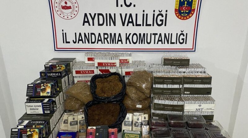 Aydın'ın Kuşadası'nda Jandarma 15 Bin 130 Adet İçi Tütün Doldurulmuş Makaronla Sigara Kaçakçılığına Müdahale Etti 1