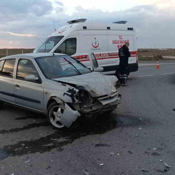 Kazada 1 kişi hafif yaralandı-2