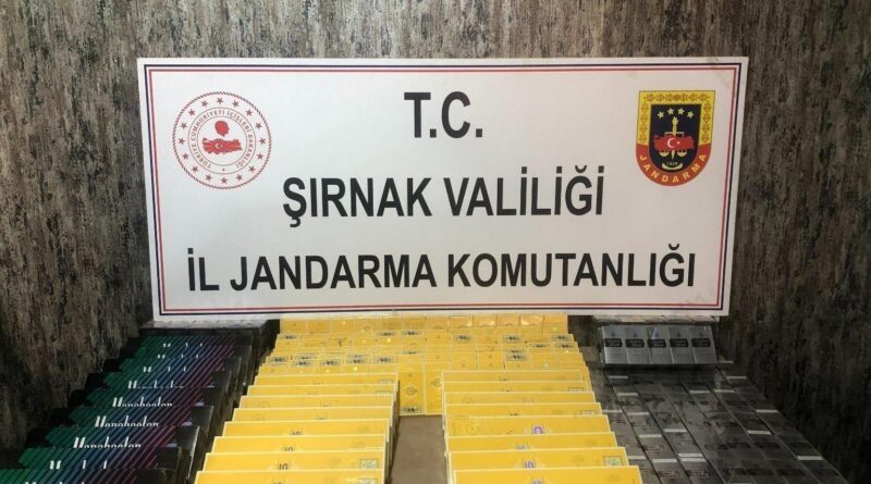 Şırnak'ta Büyük Kaçakçılık Operasyonu 1