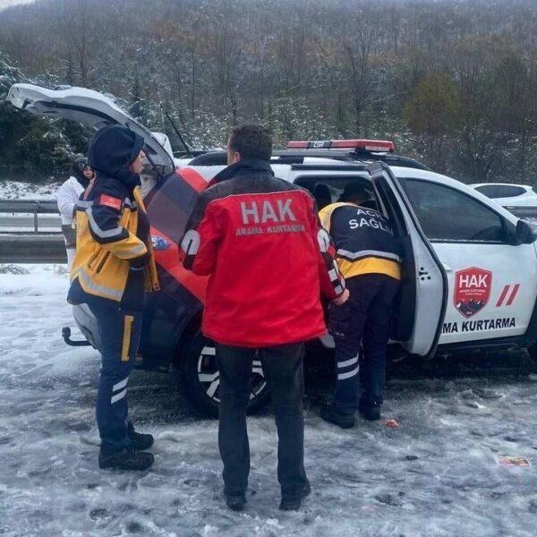 Van Hak Arama Kurtarma Ekibi Trafik Kazasında İnceleme-3