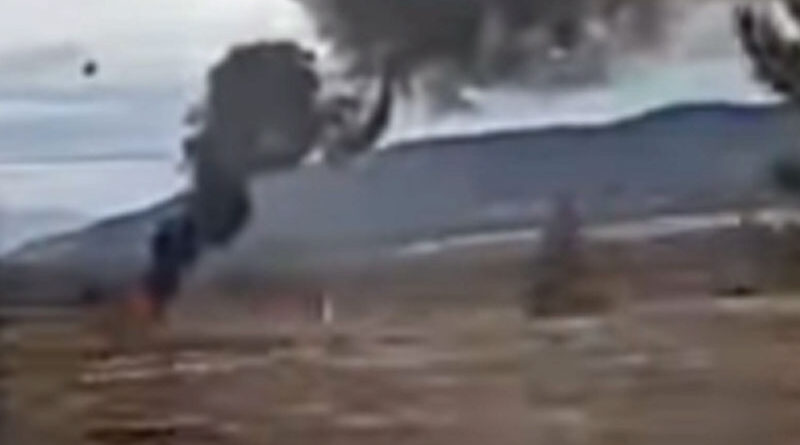 Isparta askeri helikopter düştü video izle son dakika