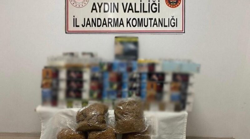 Aydın'da Jandarma İnterpol Operasyonunda 86 Bin 760 Makaron Ele Getirildi 1