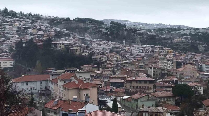 Denizli'nin Yüksek Kesimleri Karla Kaplandı 1