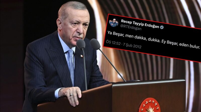 Cumhurbaşkanı Erdoğan Esed tweeti men dakka dukka