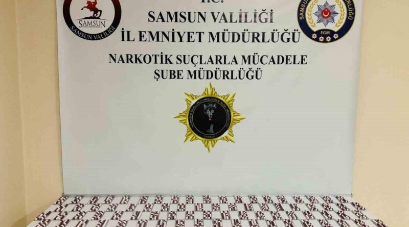 Samsun’da Narkotik Polisi Operasyonunda Bin 176 Adet Sentetik Eczadan Aileştirildi 1