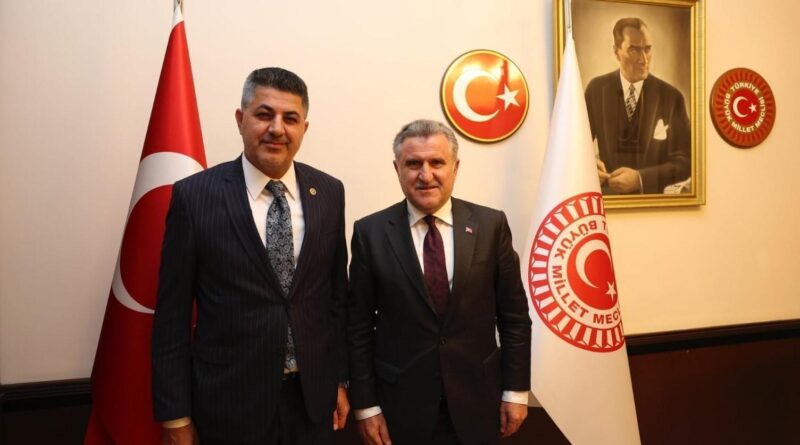 AK Parti Milletvekili Doç. Dr. İshak Şan, Adıyaman'a Spor Yatırımları İçin Gençlik ve Spor Bakanı Aşkın Osman Bak'ı Ziyaret ETTI 1