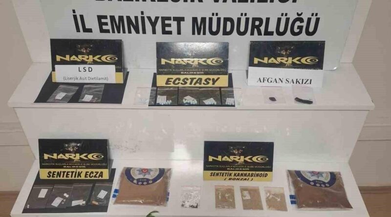 Balıkesir'de Polis Operasyonu: Bonzai ve Diğer Uyuşturucular Ele Getirildi 1