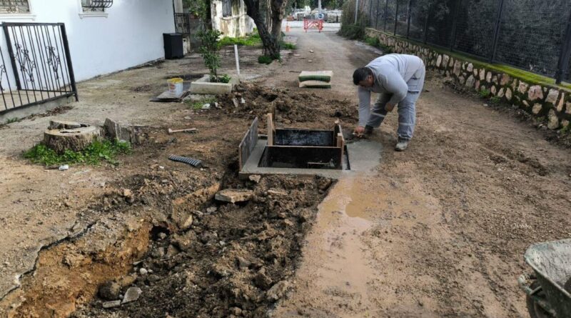 Bodrum Belediyesi, Yağışlarla Mücadele Kapsamında Yağmur Suyu Drenaj Hattı ve Mazgal İmalatlarına Devam Ediyor 1