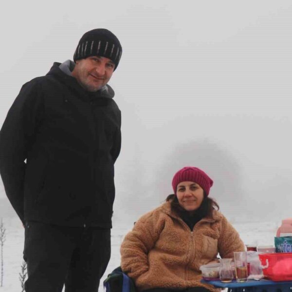 Buldan Yayla Gölü'nde kar yağışı sonrası-7