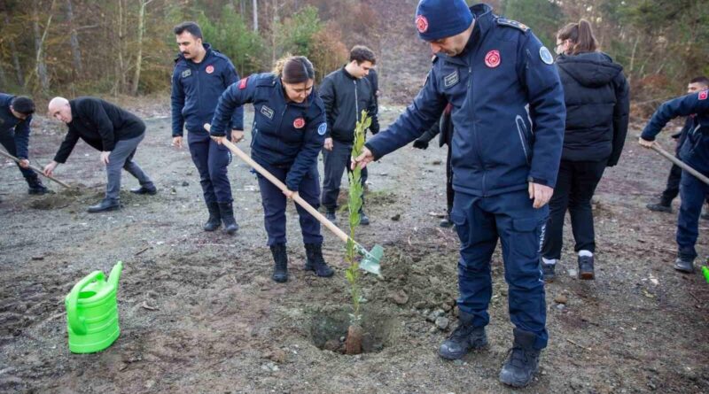 Bursa'da Şehit İtfaiye Erleri İçin Orhaneli'nde Hatıra Ormanı 1