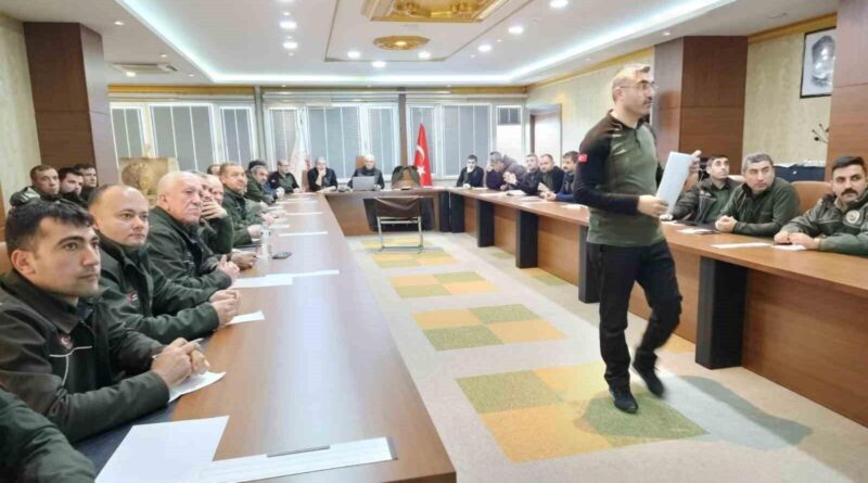 Elazığ'da Orman İşletme Müdürlükleri Personeline Bölgesel Eğitim Verildi 1