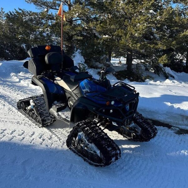 Erzincan Ergan Dağı Kayak Merkezi'nin ATV turlarının yoğun ilgi gördüğü bir gün