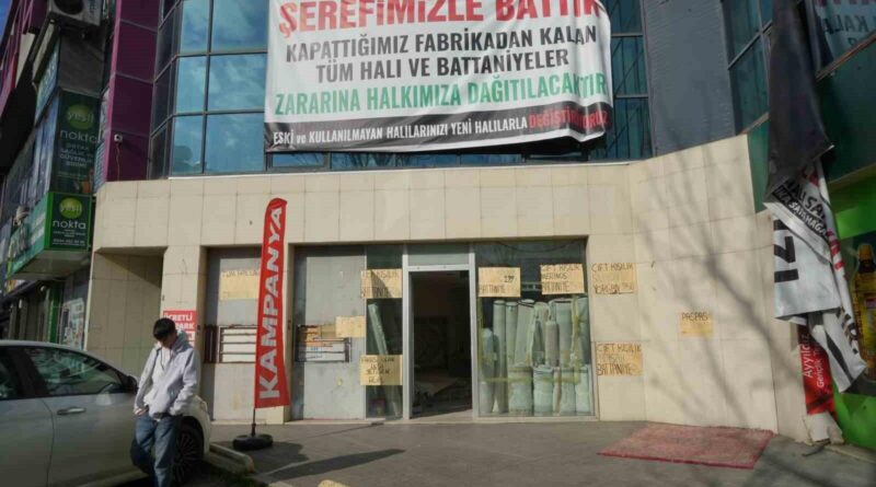 Gaziantep'teki Halı Fabrikası Kapandı, Bursa'da Üretim Maliyetine Satılıyor 1