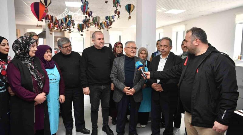 Kayseri Büyükşehir Belediye Başkanı Dr. Memduh Büyükkılıç Başakpınar Umay Kadın Kooperatifi'ni Ziyaret Etti 1