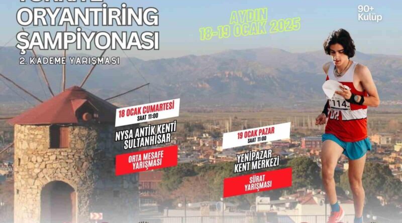Türkiye Oryantiring Şampiyonası Sultanhisar ve Yenipazar'da 1