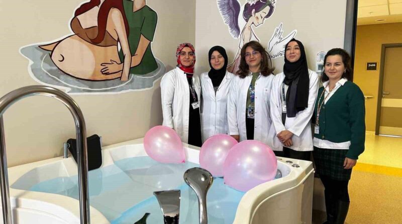 Yozgat Şehir Hastanesi'nde Jakuzili Suda Doğum Ünitesi Hizmete Girdi 1