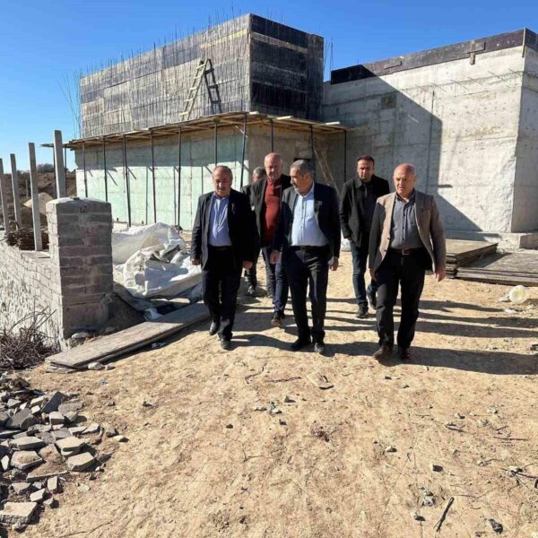 Adıyaman'daki yeni içme suyu hattının bir kesimi-1