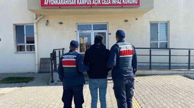 Afyonkarahisar'da Kasten Yaralama Suçundan Hakkında 6 Yıl Hapis Cezası Olan A.O. İsimli Şahıs Jandarma Takımı Tarafından Yakalandı 1
