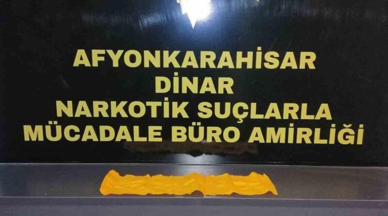 Afyonkarahisar'da Polis Operasyonu Sonucu Uyuşturucu Ele Geçirindi 1