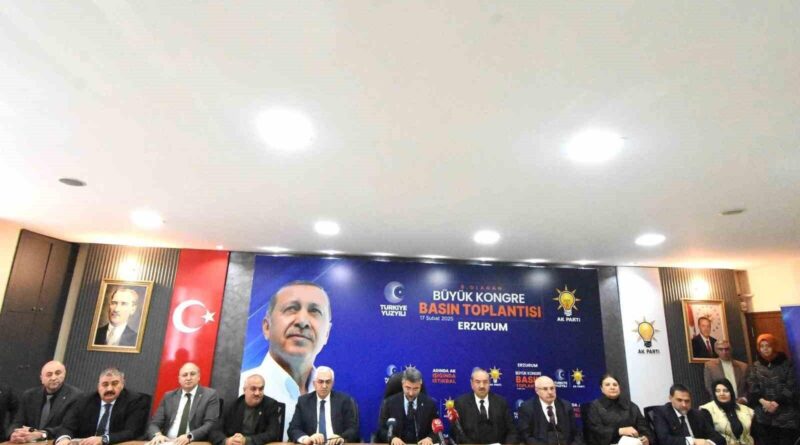 AK Parti Erzurum İl Başkanı İbrahim Küçükoğlu: Kongreler Sonunda 8. Büyük Olağan Kongreye Hazırlık 1