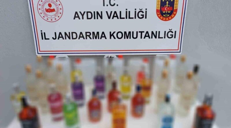 Aydın'da Jandarma Operasyonu Sonucu Kaçak Alkol Ele Getirildi 1