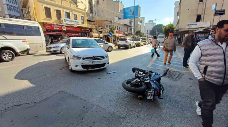 Aydın Efeler'de Otomobil ile Motosiklet Çarpışması: 1 Yaralı 1