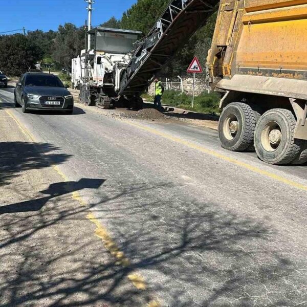 Bodrum'da yeni yol yapımı çalışması-3