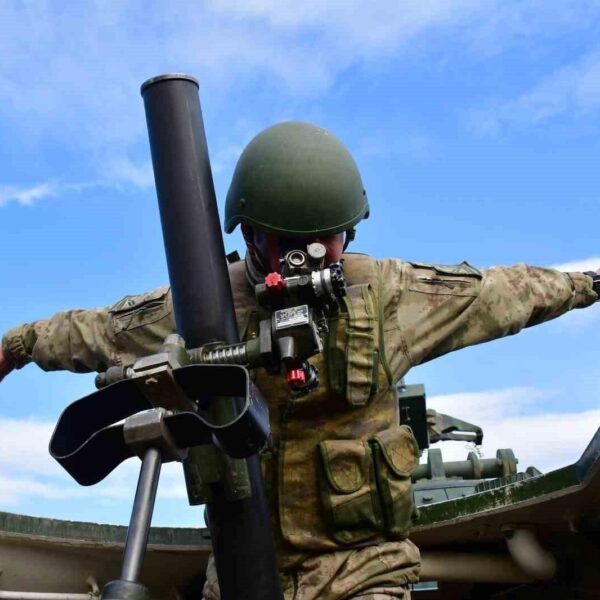 Çanakkale'de havan atışları